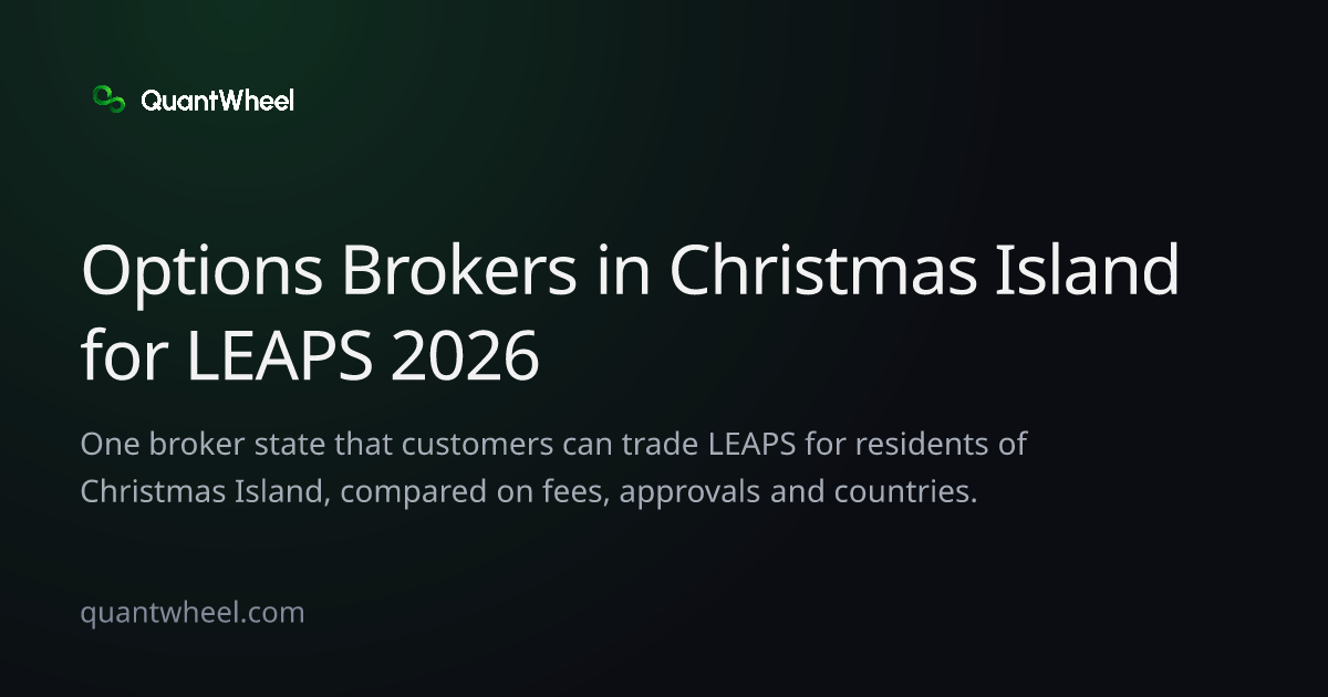 The share card of Options brokers in Christmas Island for LEAPS