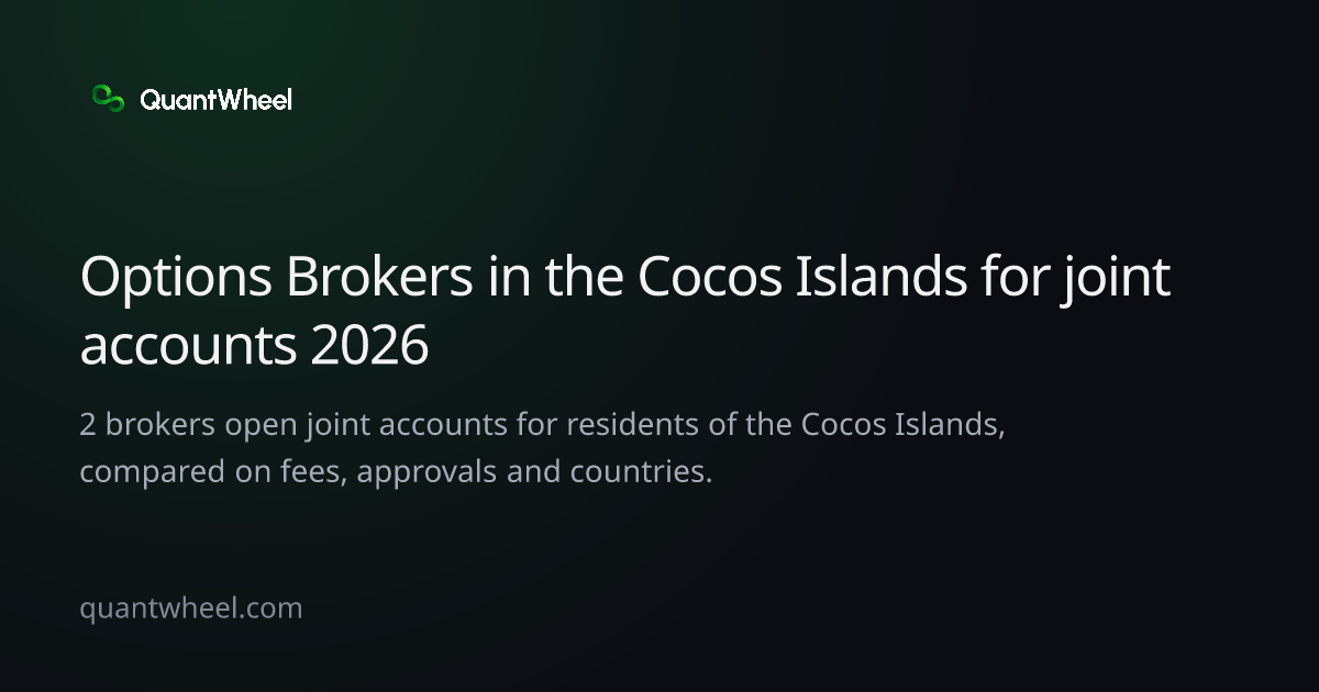 The share card of Options brokers in the Cocos Islands for joint accounts