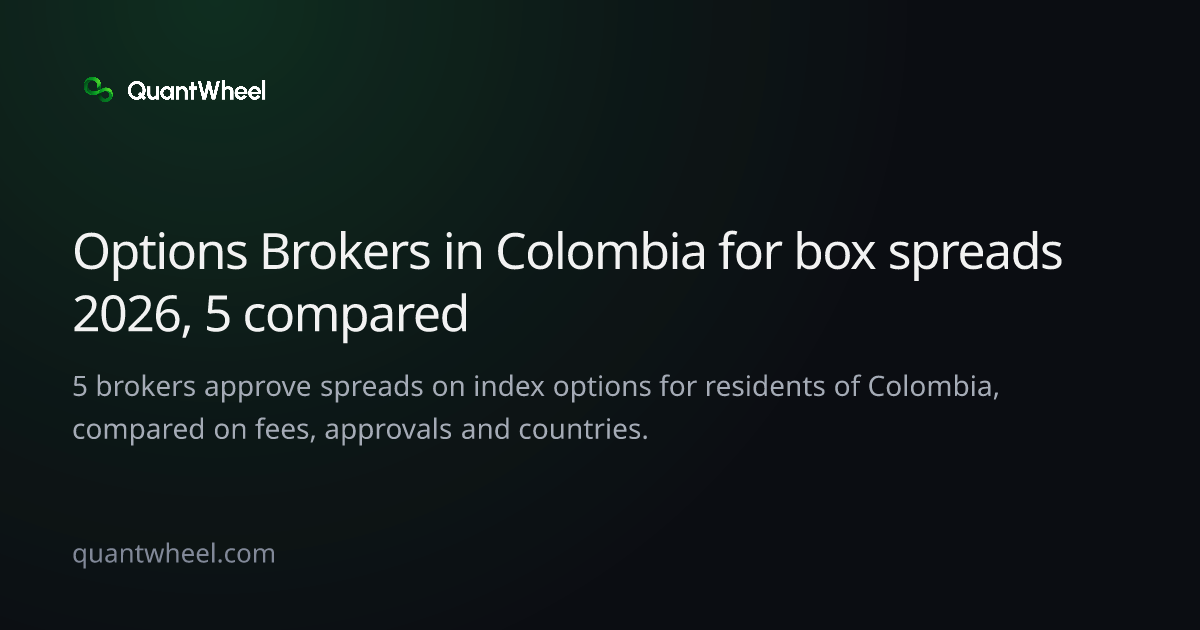 The share card of Options brokers in Colombia for box spreads