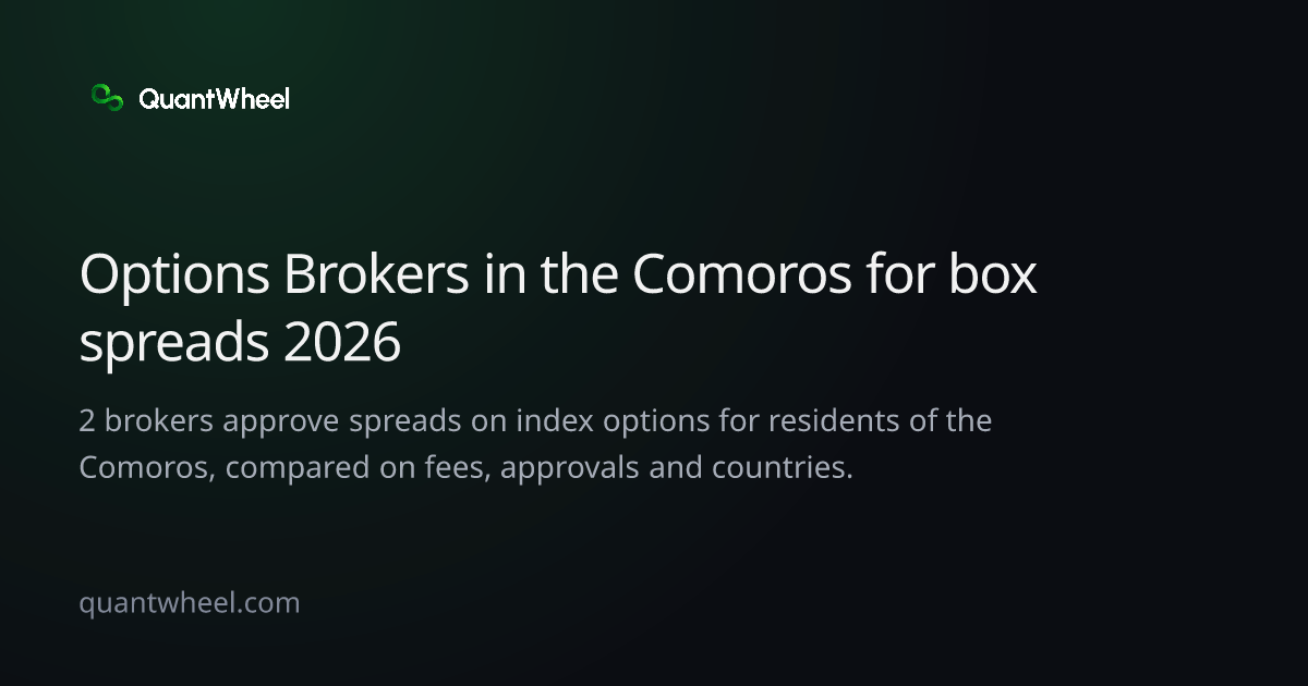 The share card of Options brokers in the Comoros for box spreads
