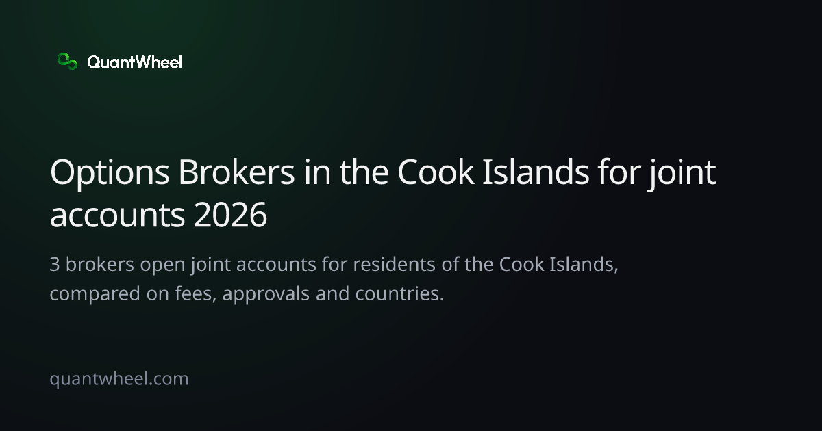 The share card of Options brokers in the Cook Islands for joint accounts