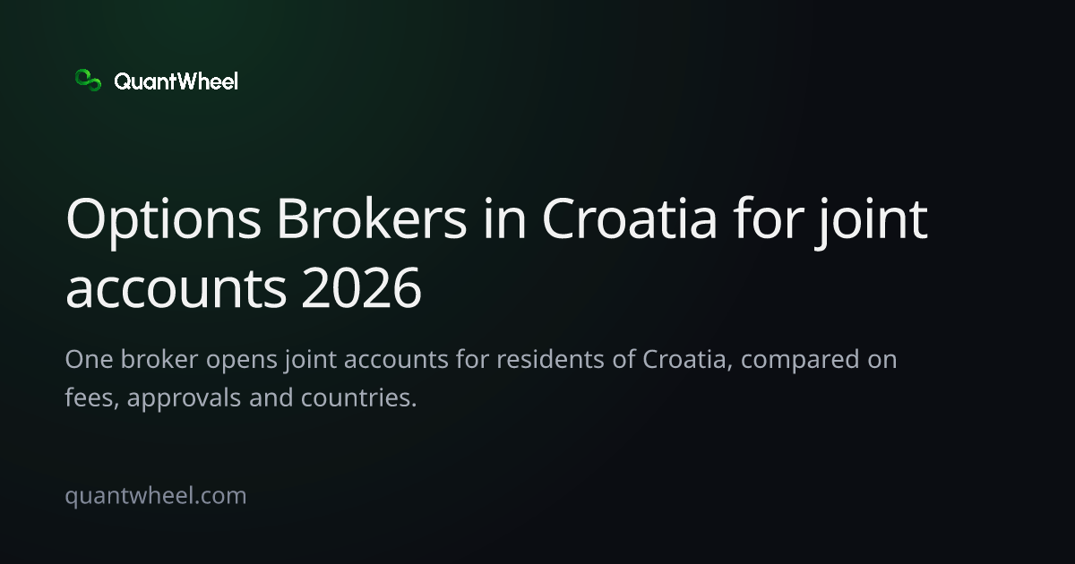 The share card of Options brokers in Croatia for joint accounts