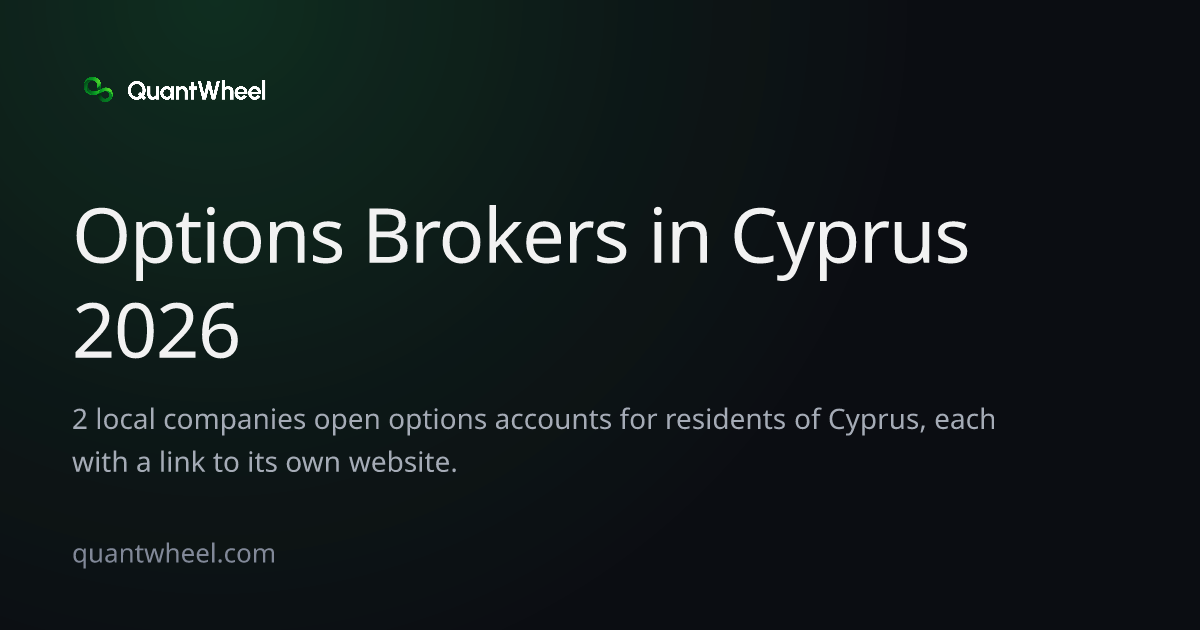 The share card of Options brokers in Cyprus