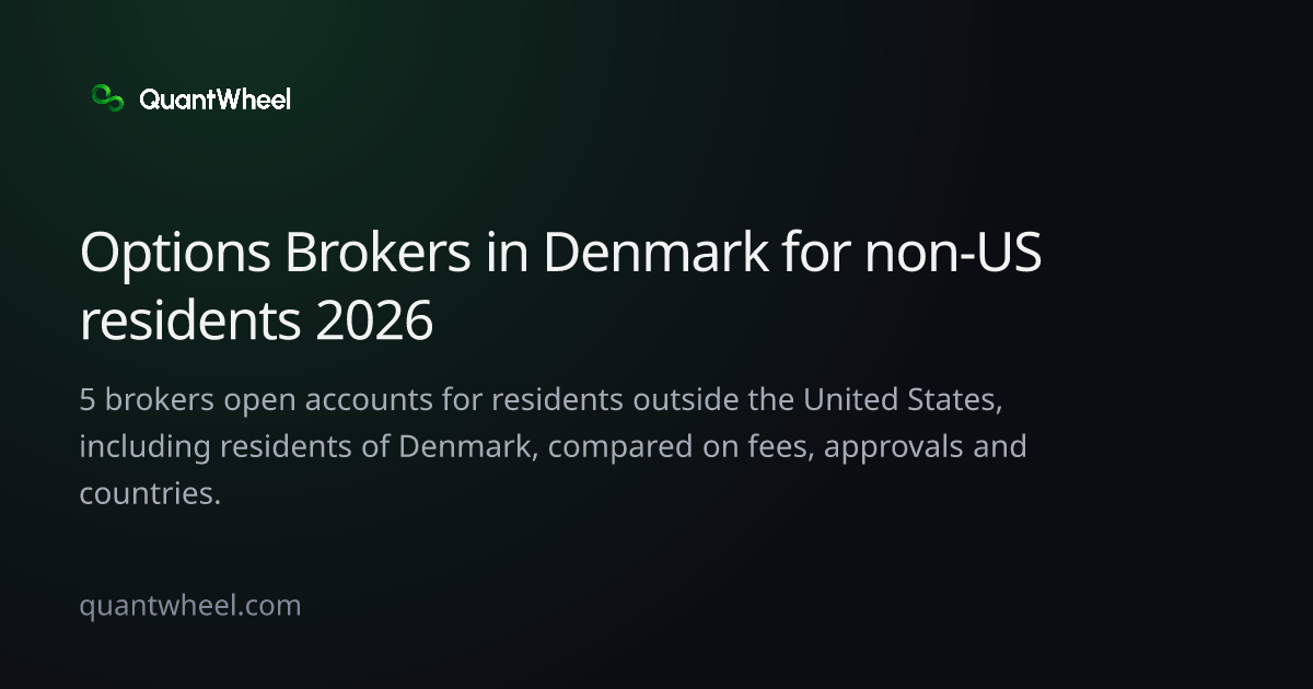 The share card of Options brokers in Denmark for non-US residents