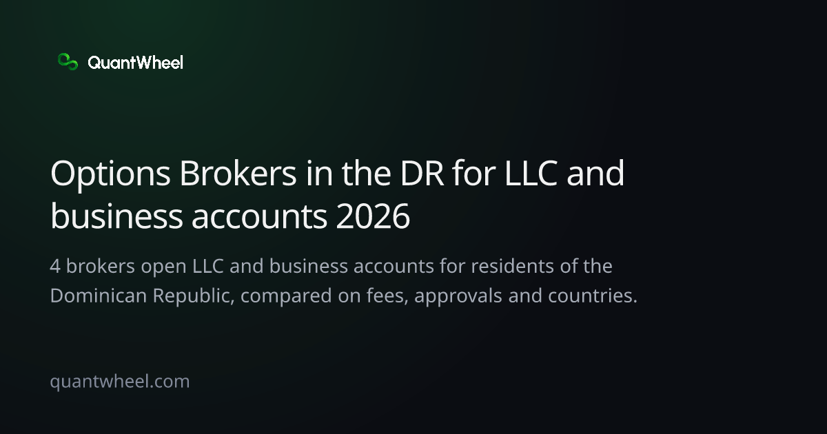The share card of Options brokers in the Dominican Republic for LLC and business accounts