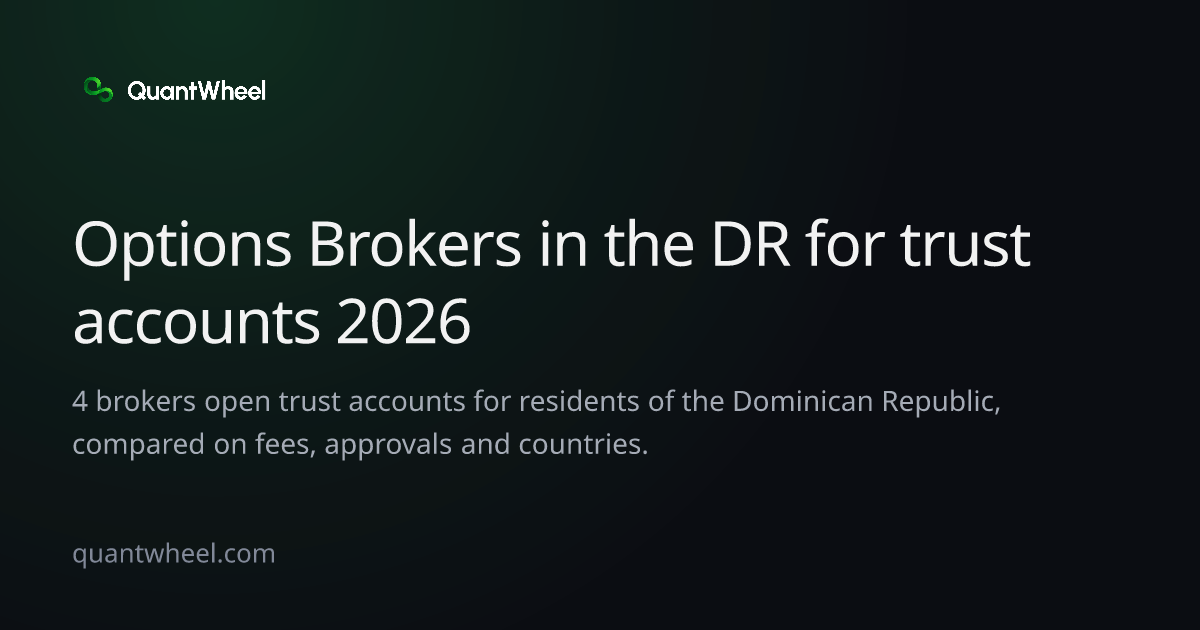 The share card of Options brokers in the Dominican Republic for trust accounts