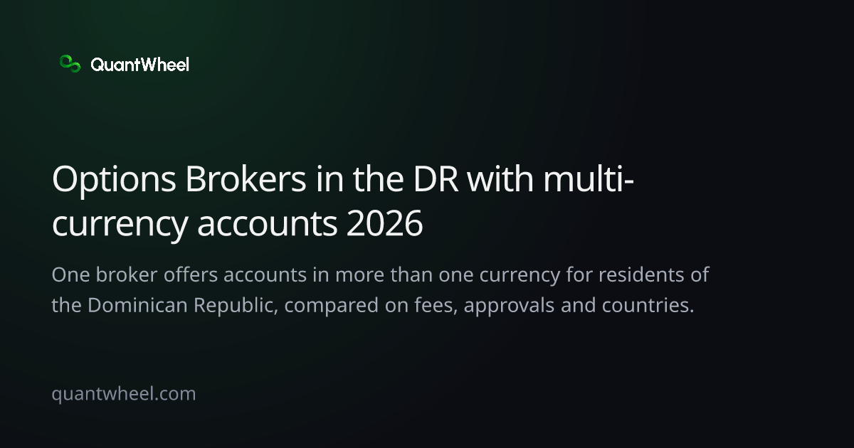 The share card of Options brokers in the Dominican Republic with multi-currency accounts