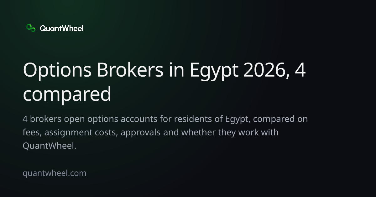 The share card of Options brokers in Egypt
