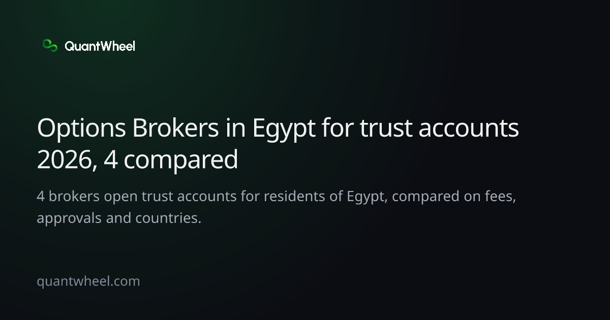 The share card of Options brokers in Egypt for trust accounts