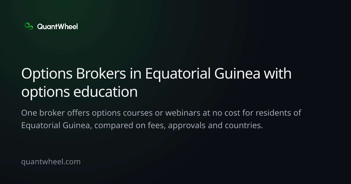 The share card of Options brokers in Equatorial Guinea with options education