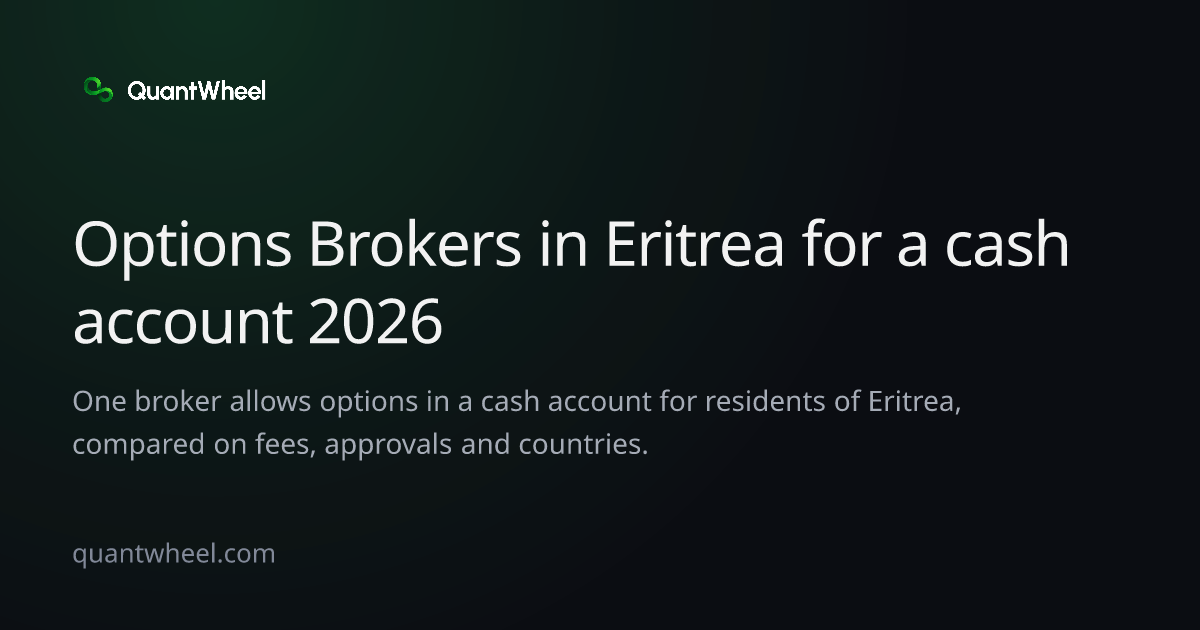 The share card of Options brokers in Eritrea for a cash account