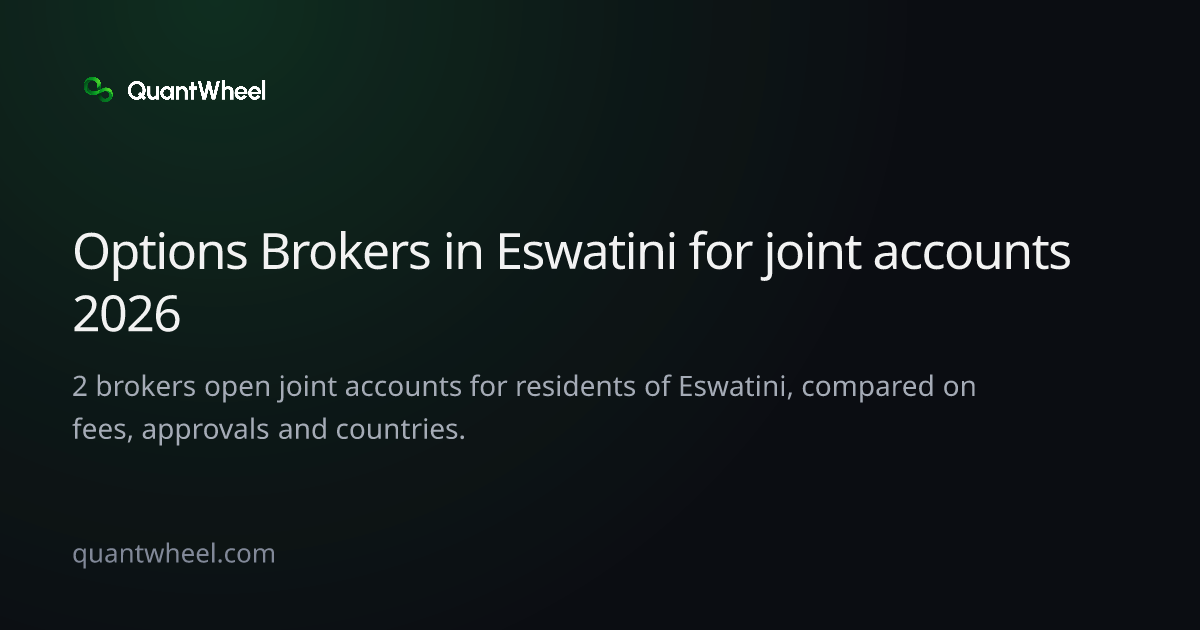 The share card of Options brokers in Eswatini for joint accounts