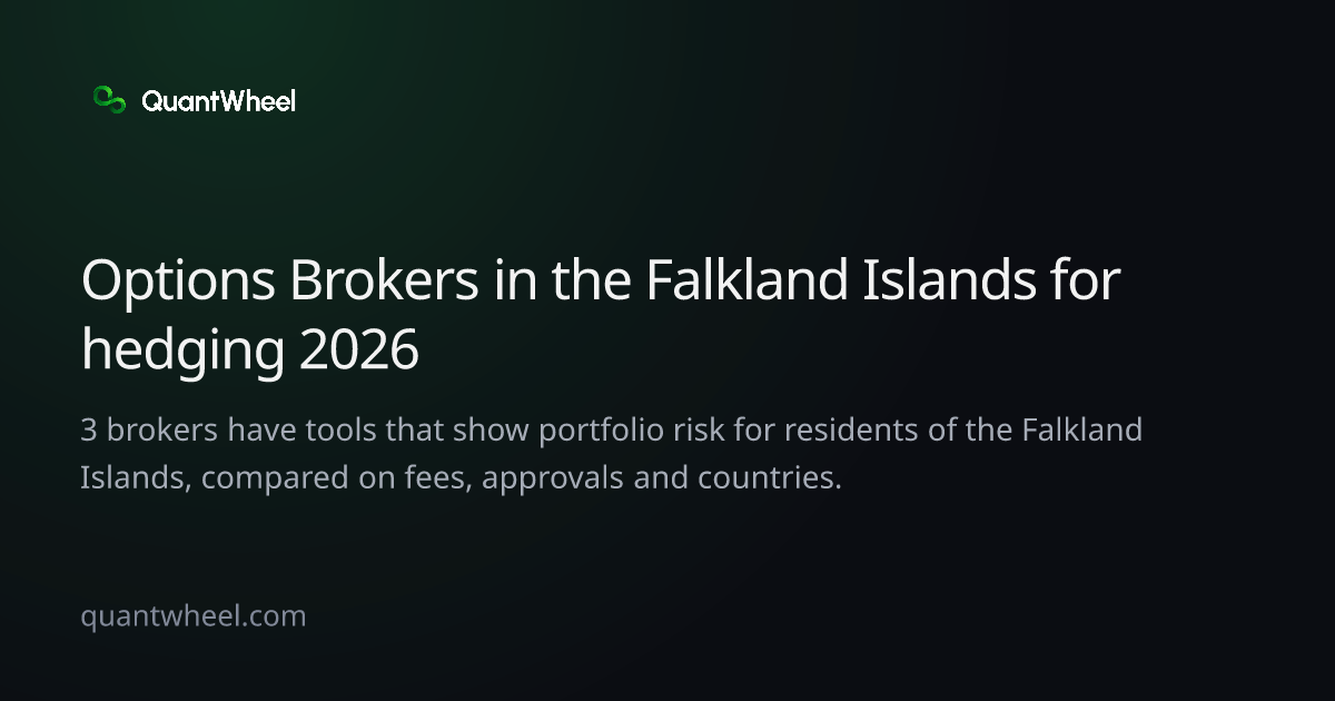 The share card of Options brokers in the Falkland Islands for hedging