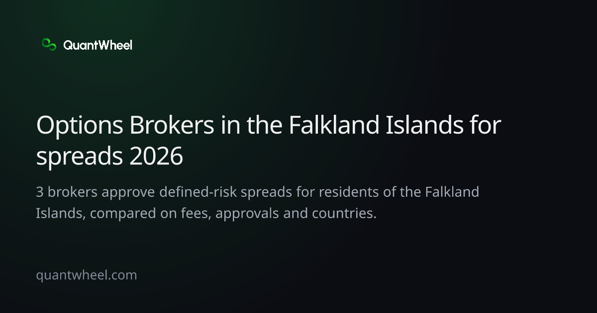 The share card of Options brokers in the Falkland Islands for spreads