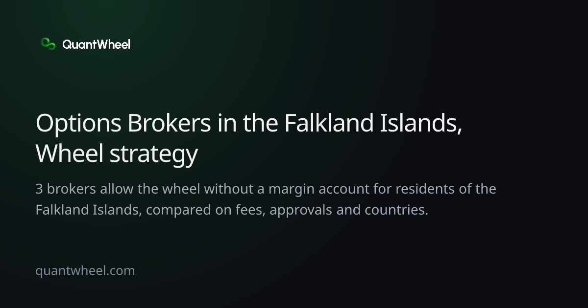 The share card of Options brokers in the Falkland Islands for the wheel strategy