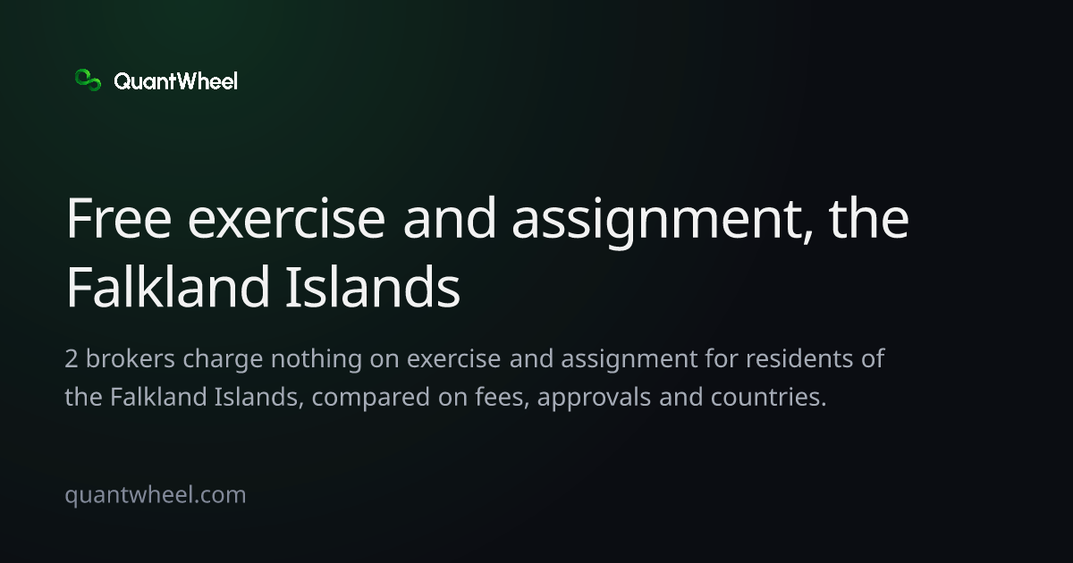 The share card of Options brokers in the Falkland Islands with no assignment fee