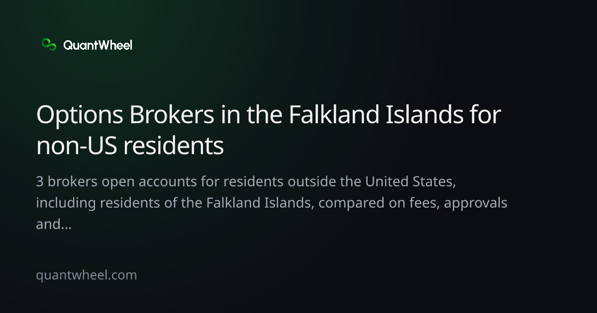 The share card of Options brokers in the Falkland Islands for non-US residents
