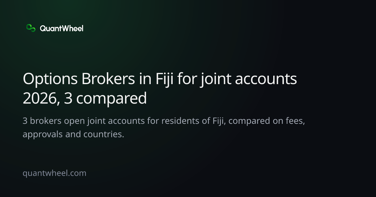 The share card of Options brokers in Fiji for joint accounts