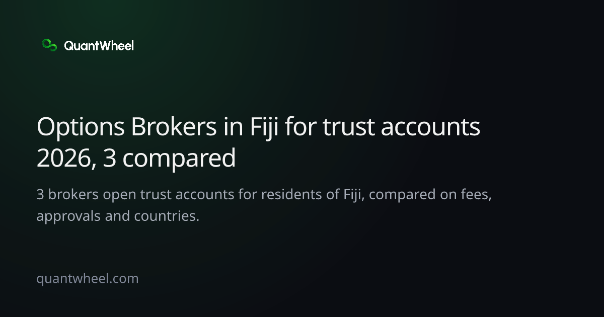 The share card of Options brokers in Fiji for trust accounts