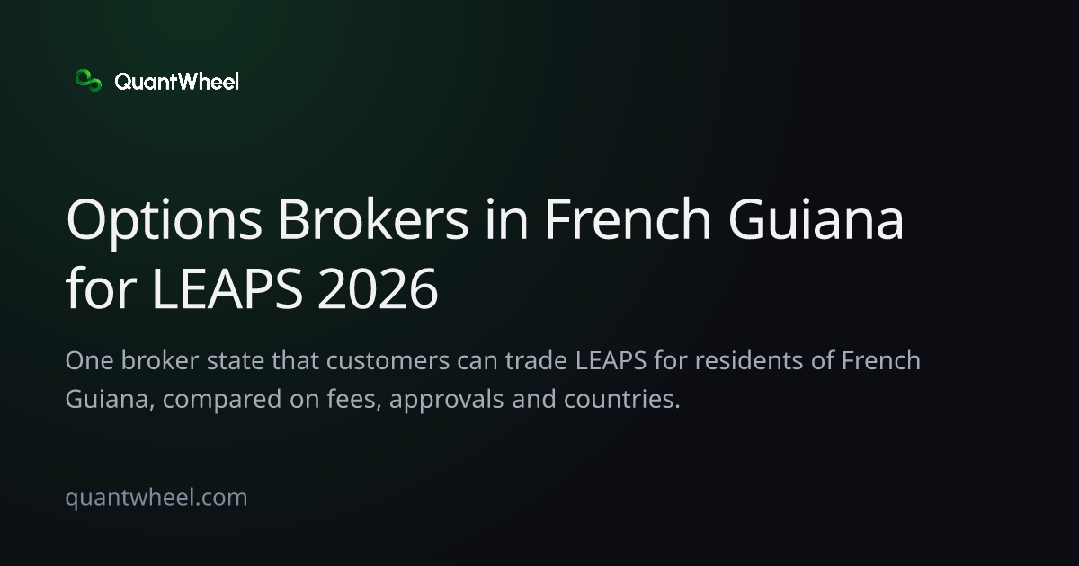 The share card of Options brokers in French Guiana for LEAPS