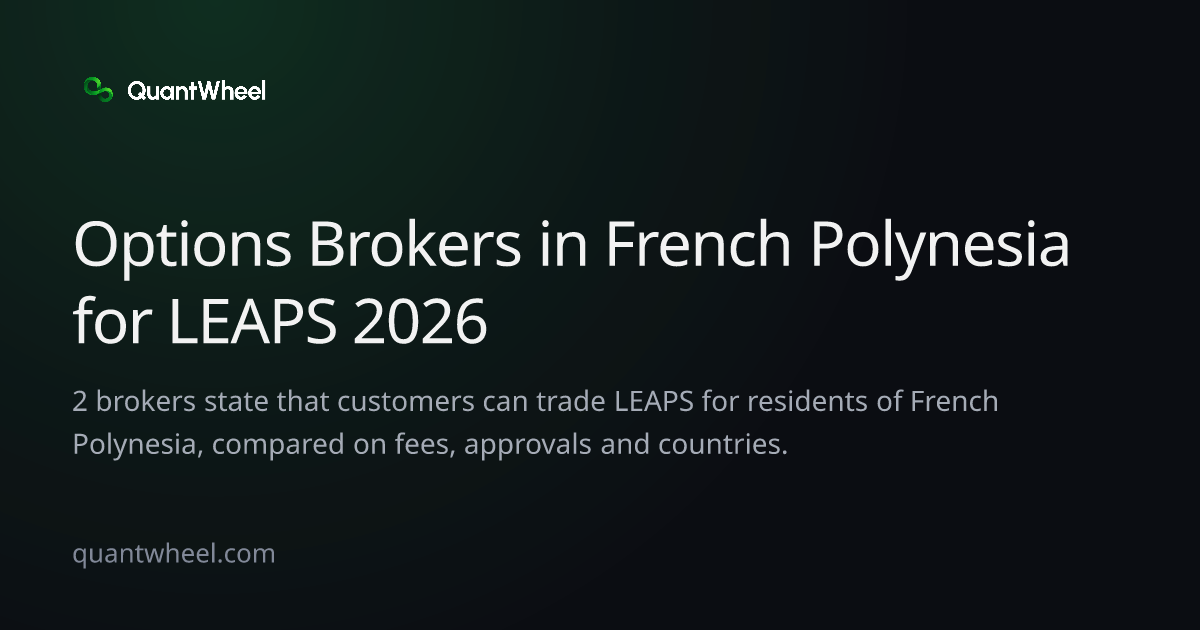 The share card of Options brokers in French Polynesia for LEAPS
