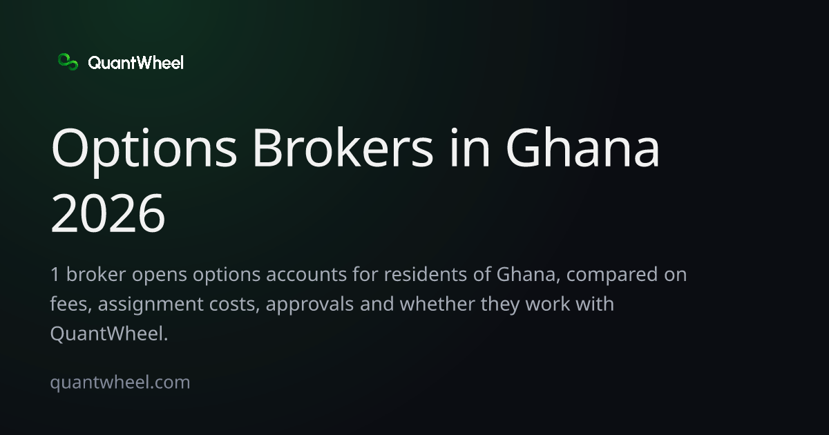 The share card of Options brokers in Ghana