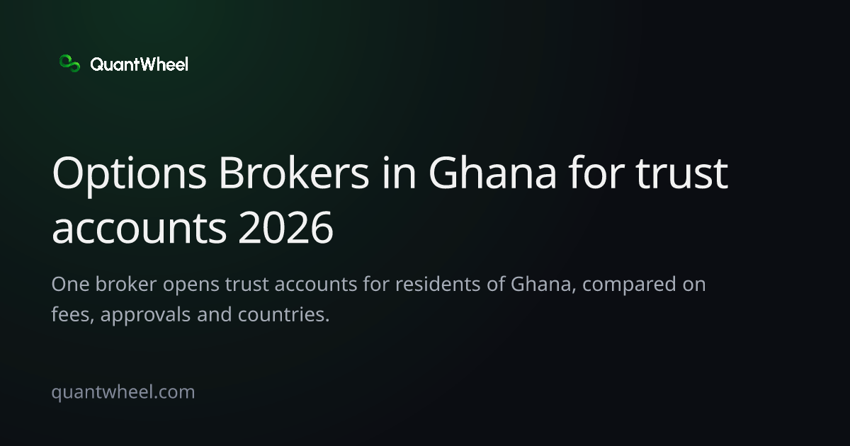 The share card of Options brokers in Ghana for trust accounts