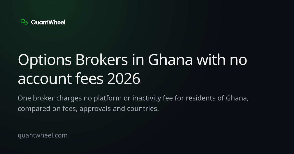 The share card of Options brokers in Ghana with no account fees