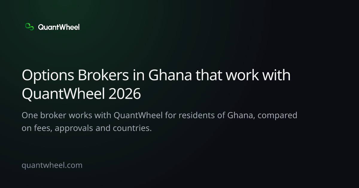 The share card of Options brokers in Ghana that work with QuantWheel