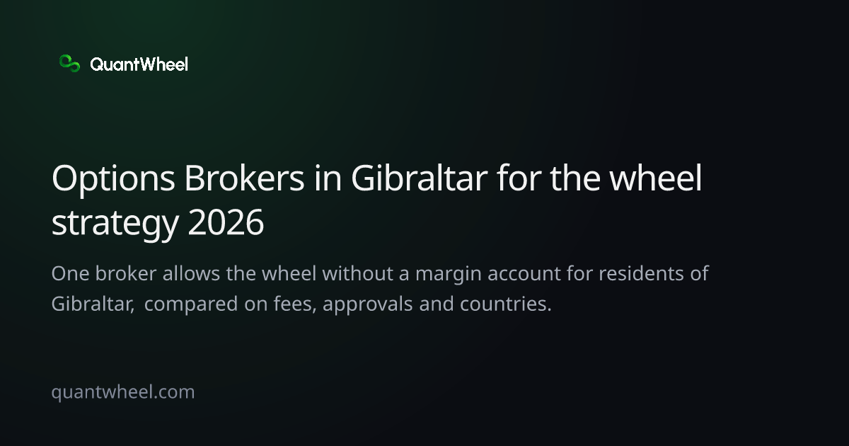 The share card of Options brokers in Gibraltar for the wheel strategy