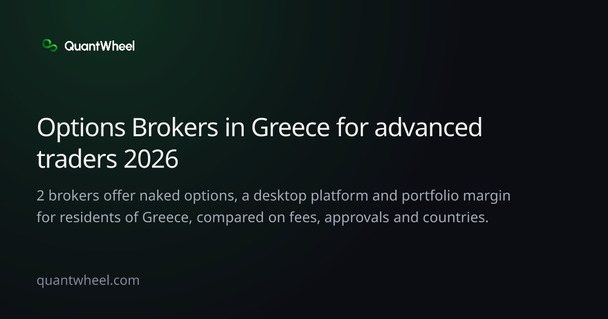 The share card of Options brokers in Greece for advanced traders