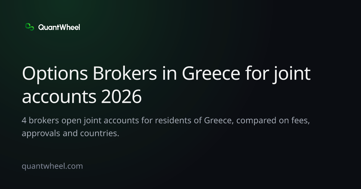 The share card of Options brokers in Greece for joint accounts
