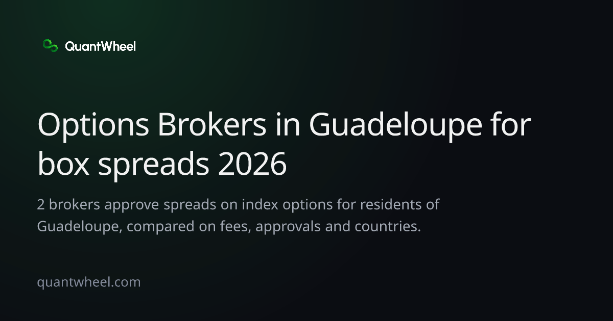 The share card of Options brokers in Guadeloupe for box spreads