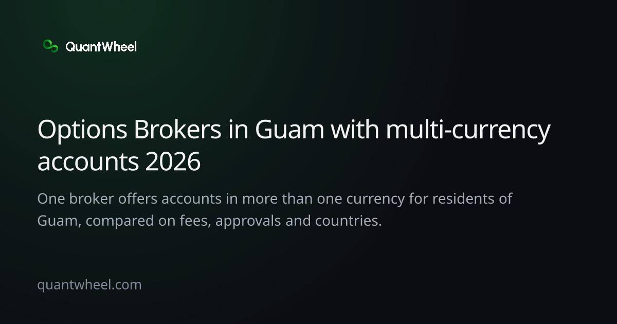 The share card of Options brokers in Guam with multi-currency accounts