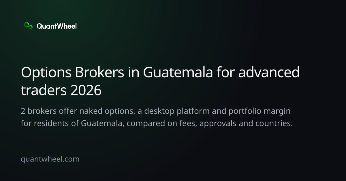 The share card of Options brokers in Guatemala for advanced traders
