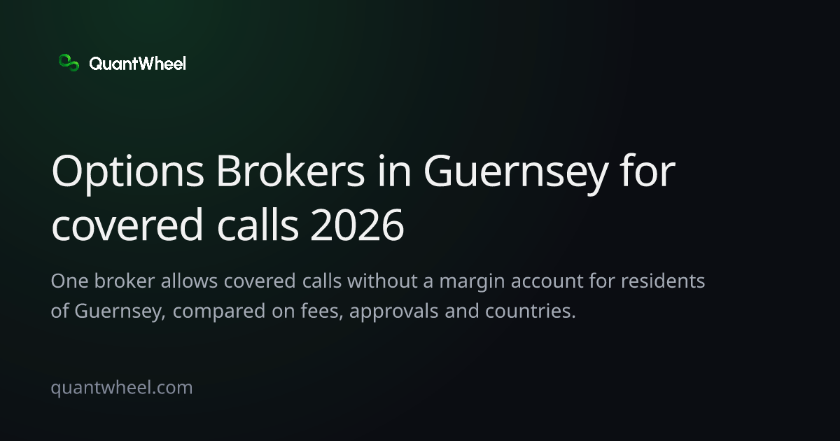 The share card of Options brokers in Guernsey for covered calls