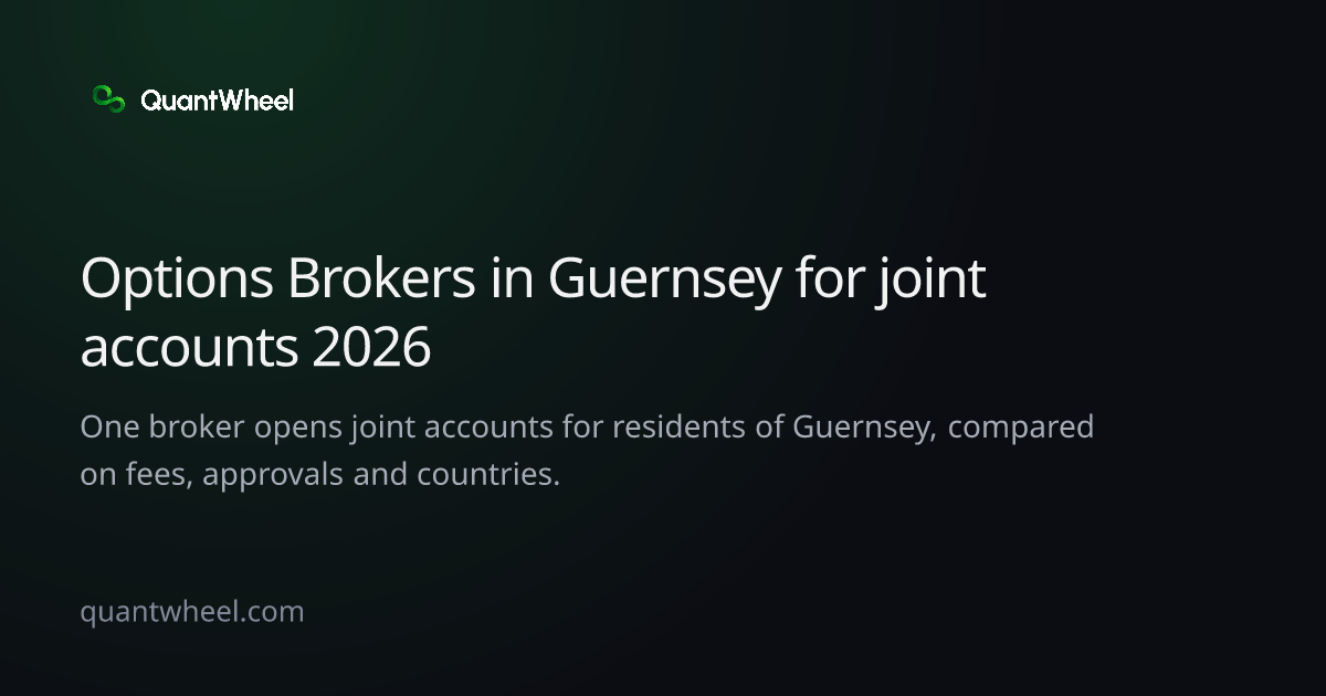 The share card of Options brokers in Guernsey for joint accounts