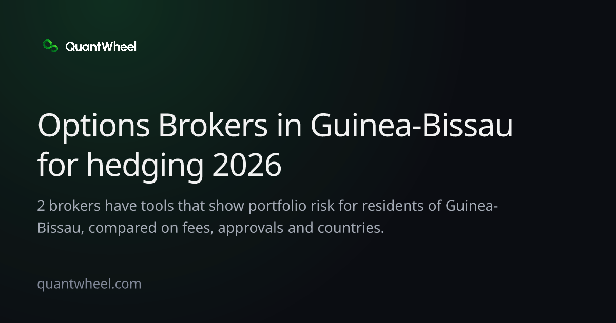 The share card of Options brokers in Guinea-Bissau for hedging