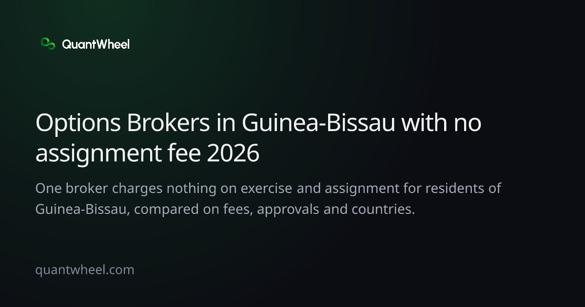 The share card of Options brokers in Guinea-Bissau with no assignment fee
