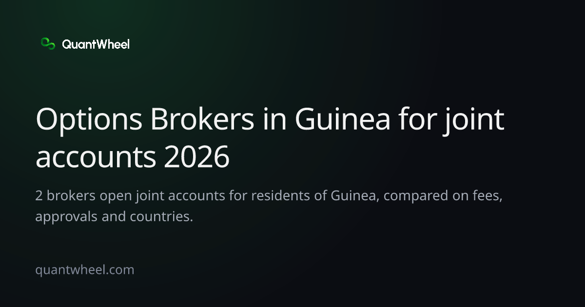 The share card of Options brokers in Guinea for joint accounts