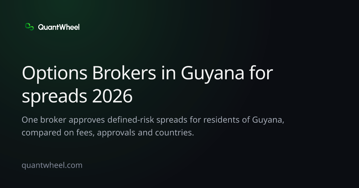 The share card of Options brokers in Guyana for spreads