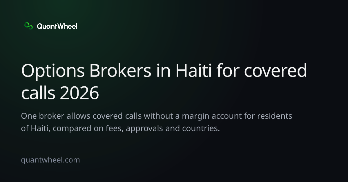 The share card of Options brokers in Haiti for covered calls