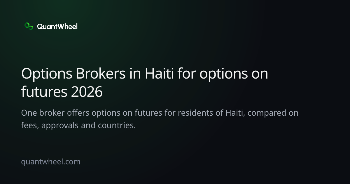 The share card of Options brokers in Haiti for options on futures