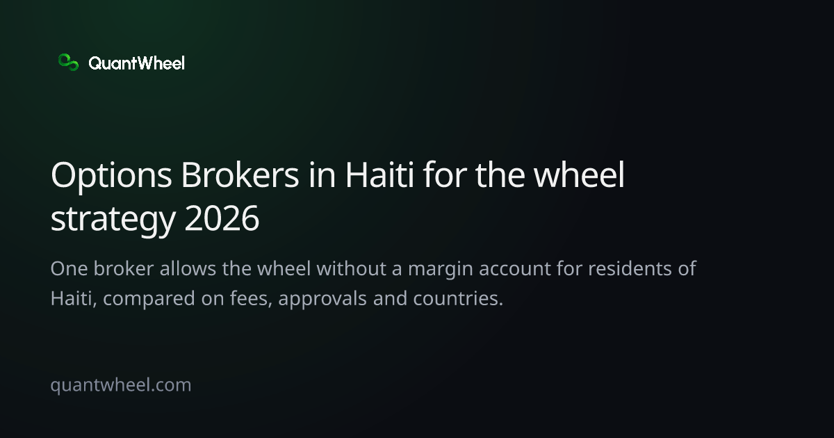 The share card of Options brokers in Haiti for the wheel strategy
