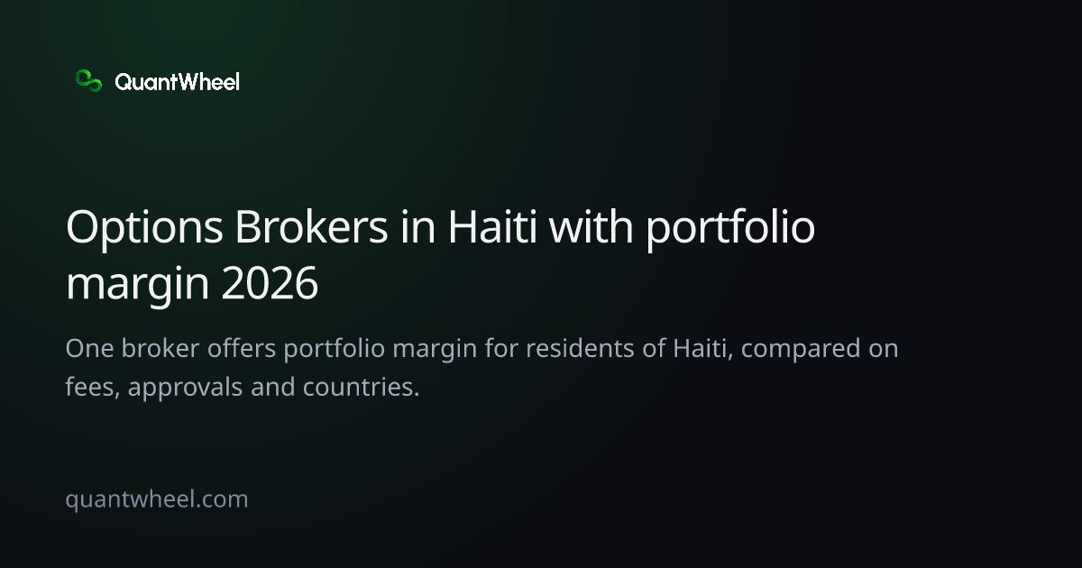 The share card of Options brokers in Haiti with portfolio margin