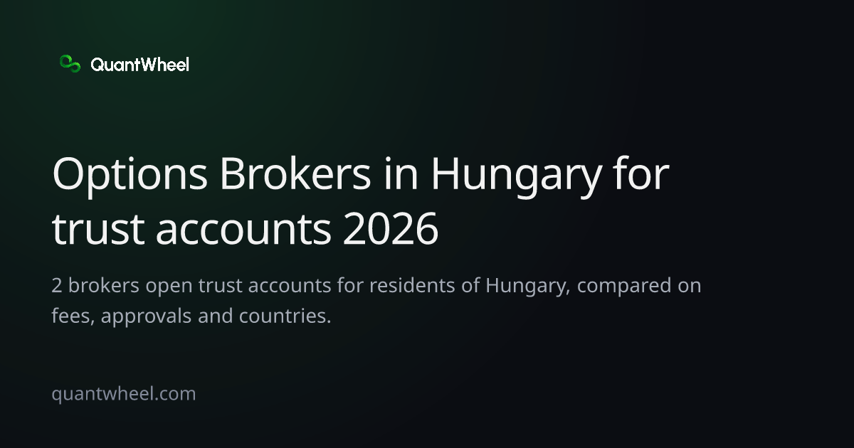 The share card of Options brokers in Hungary for trust accounts
