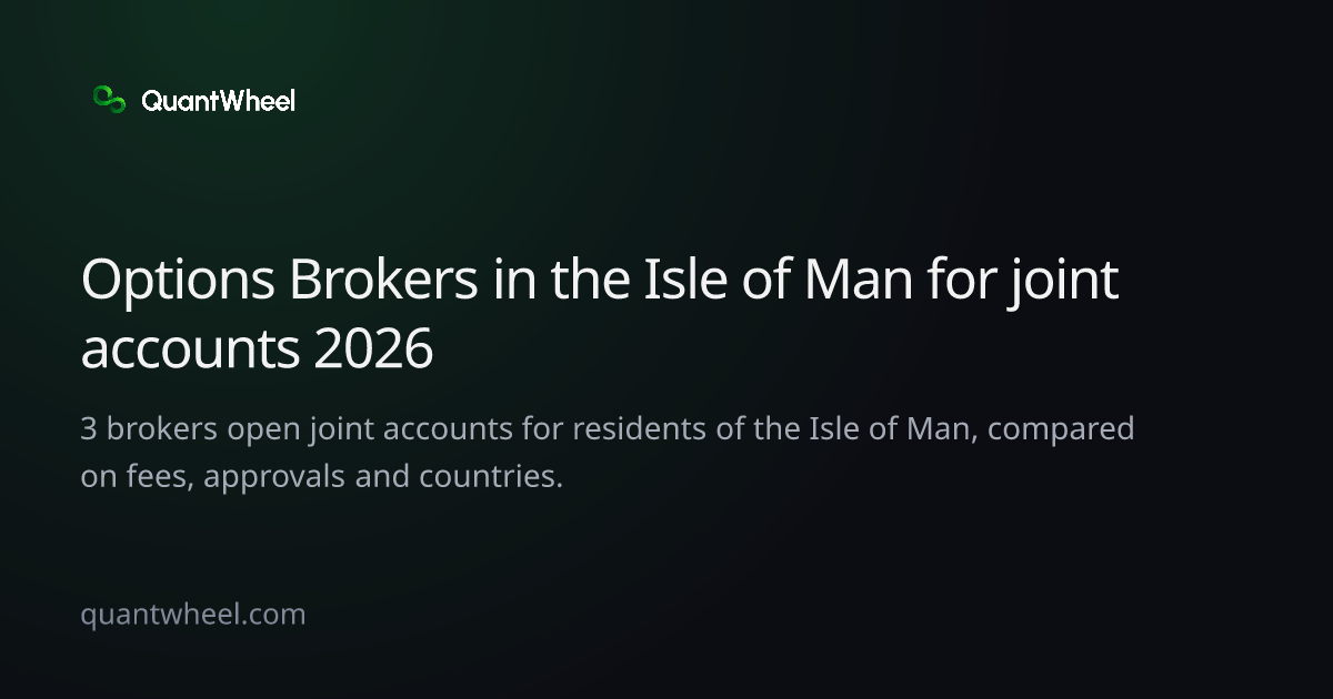 The share card of Options brokers in the Isle of Man for joint accounts