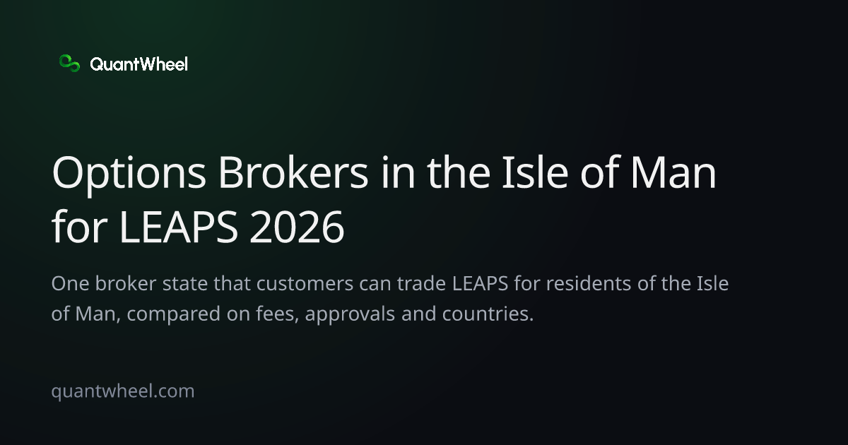 The share card of Options brokers in the Isle of Man for LEAPS