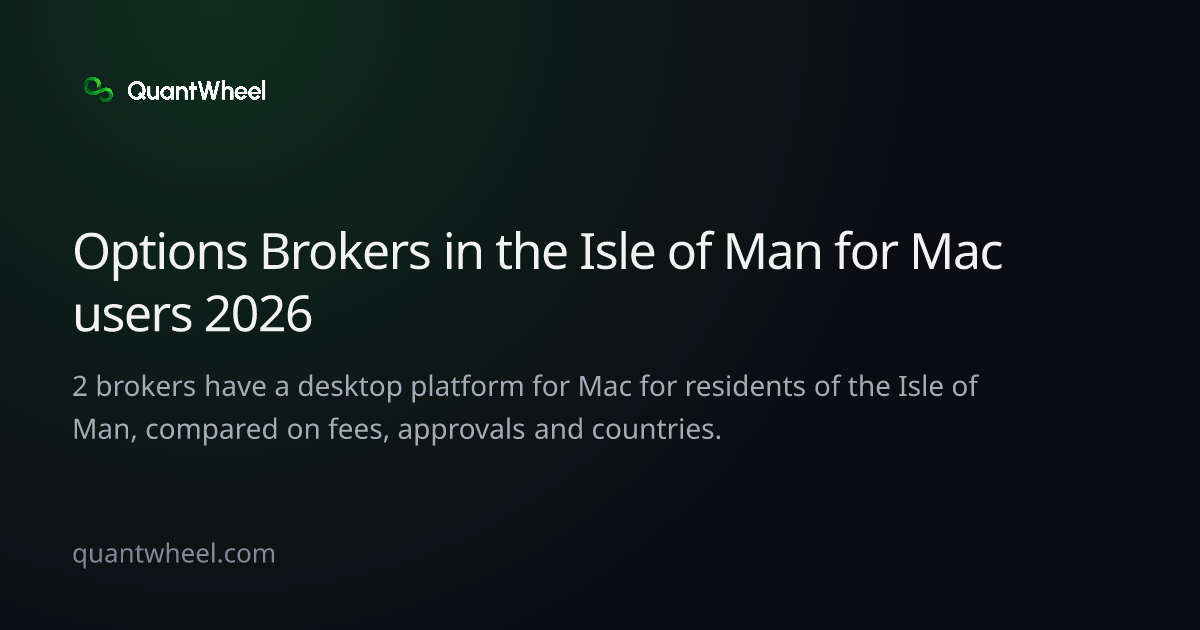 The share card of Options brokers in the Isle of Man for Mac users
