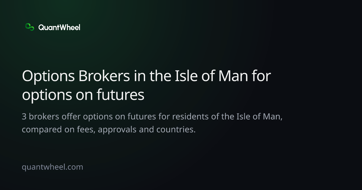 The share card of Options brokers in the Isle of Man for options on futures